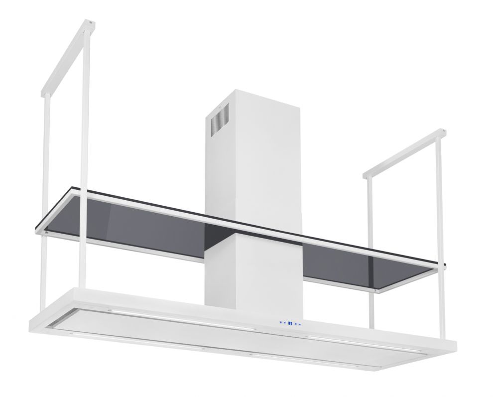 Hota insula Centropolis Elite Glass White Matt - Alb Mat - fotografie de produs 4