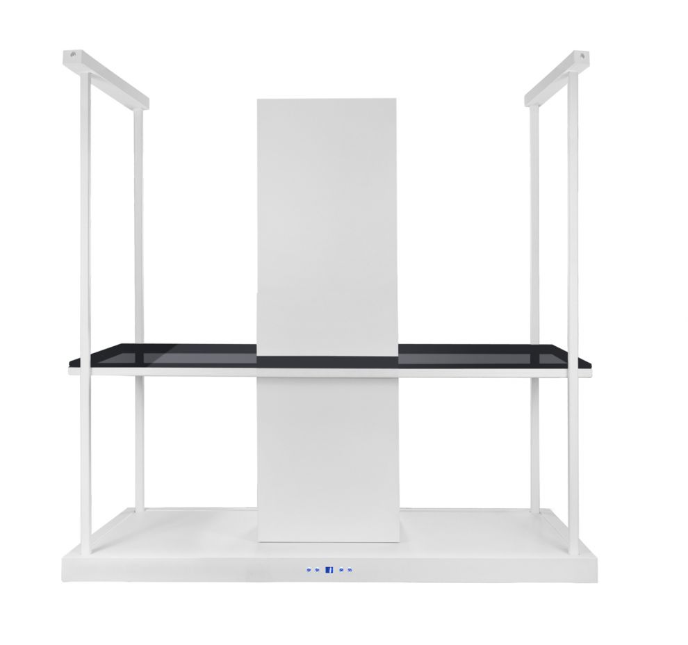 Hota insula Centropolis Elite Glass White Matt - Alb Mat - fotografie de produs 15