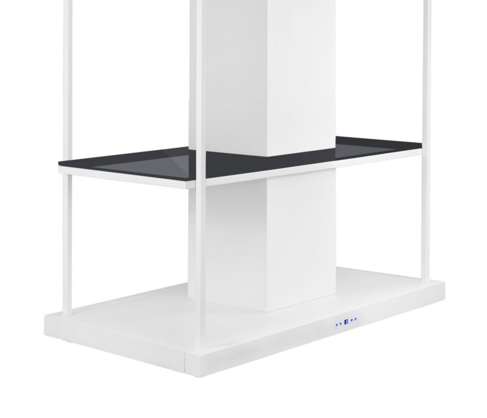 Hota insula Centropolis Elite Glass White Matt - Alb Mat - fotografie de produs 18