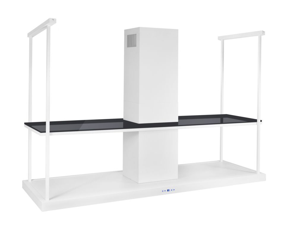 Hota insula Centropolis Elite Glass White Matt - Alb Mat - fotografie de produs 20