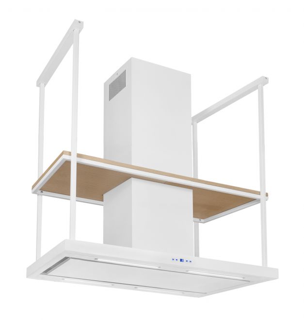 Hota insula Centropolis Elite Wood White Matt - Alb Mat - fotografie de produs 3