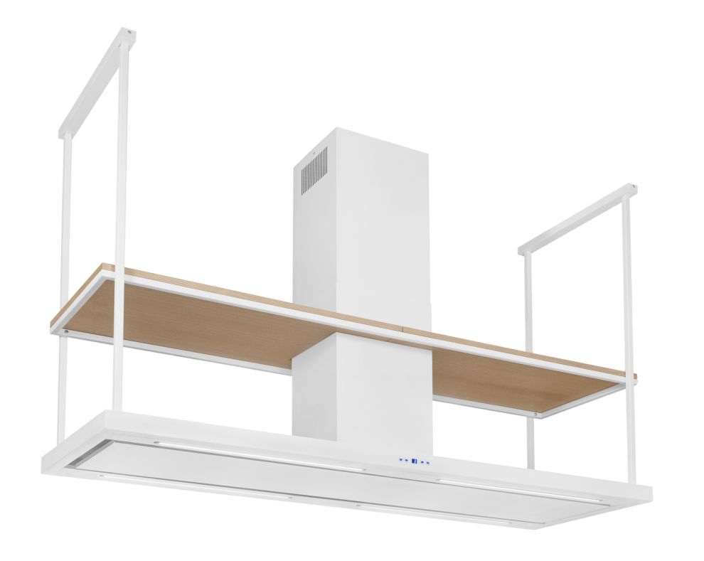 Hota insula Centropolis Elite Wood White Matt - Alb Mat - fotografie de produs 4