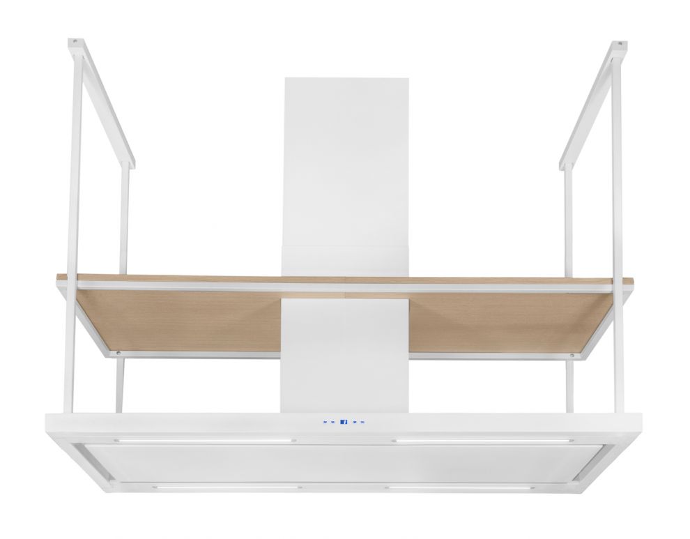 Hota insula Centropolis Elite Wood White Matt - Alb Mat - fotografie de produs 13