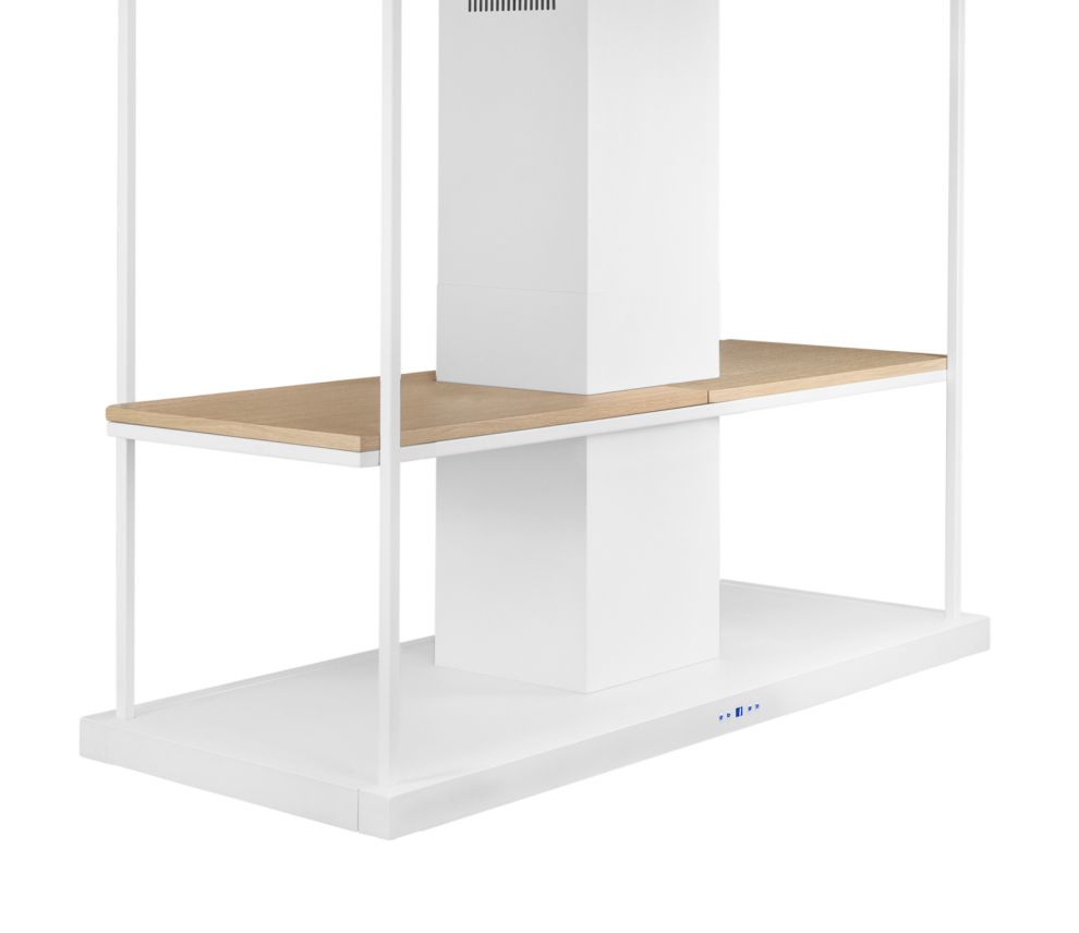 Hota insula Centropolis Elite Wood White Matt - Alb Mat - fotografie de produs 14