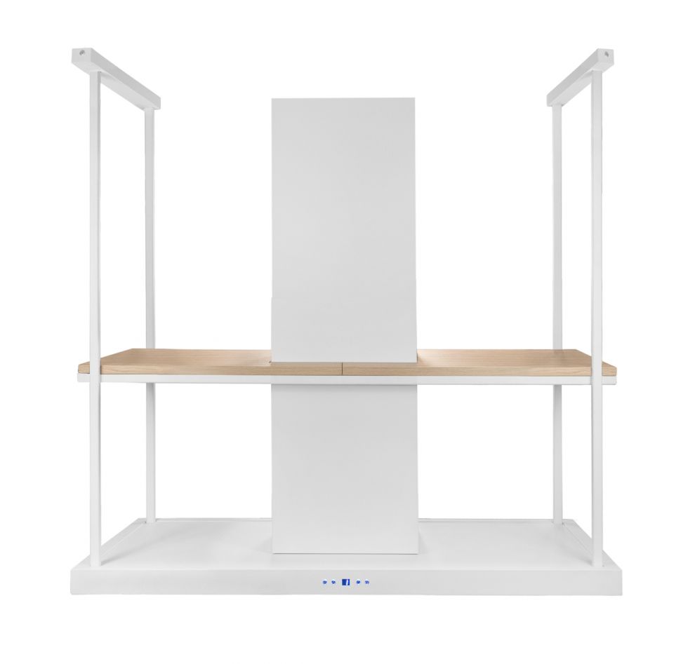 Hota insula Centropolis Elite Wood White Matt - Alb Mat - fotografie de produs 15