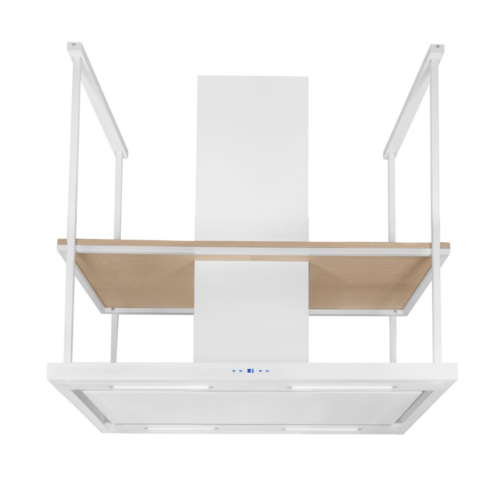 Hota insula Centropolis Elite Wood White Matt - Alb Mat - fotografie de produs 17