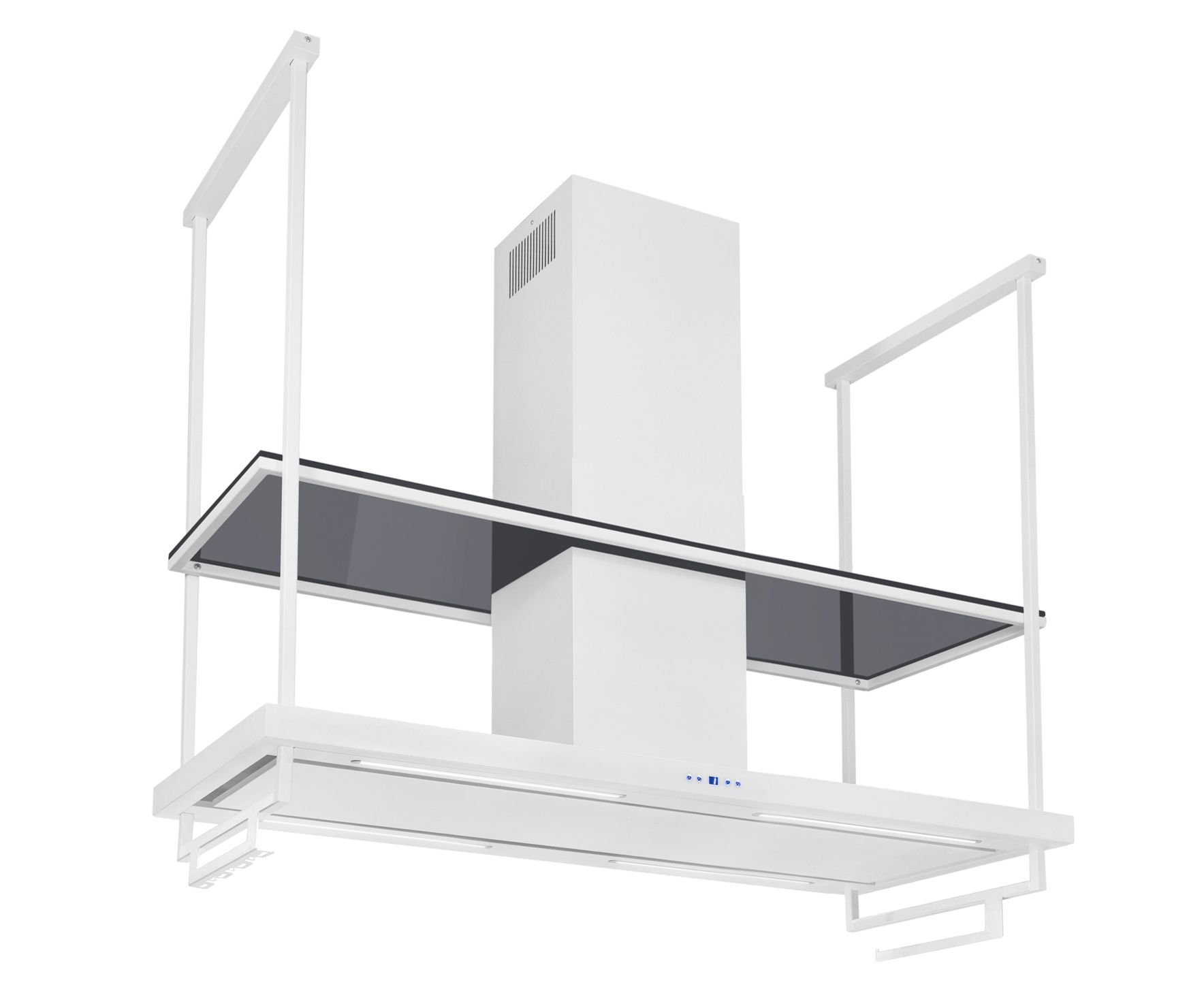 Centropolis Premium Glass White Matt