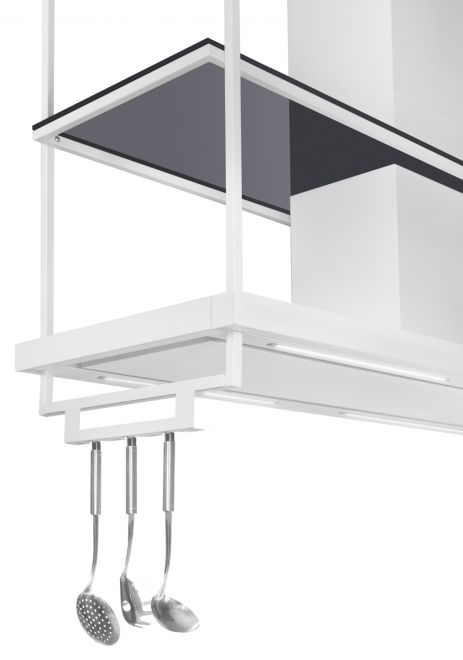 Hota insula Centropolis Premium Glass White Matt - Alb Mat - fotografie de produs 7