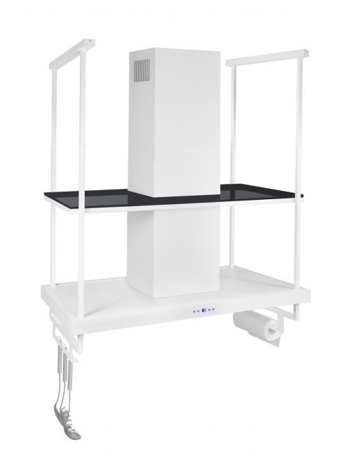 Hota insula Centropolis Premium Glass White Matt - Alb Mat - fotografie de produs 15