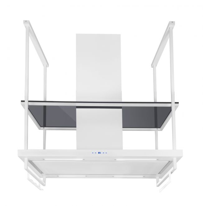 Hota insula Centropolis Premium Glass White Matt - Alb Mat - fotografie de produs 16