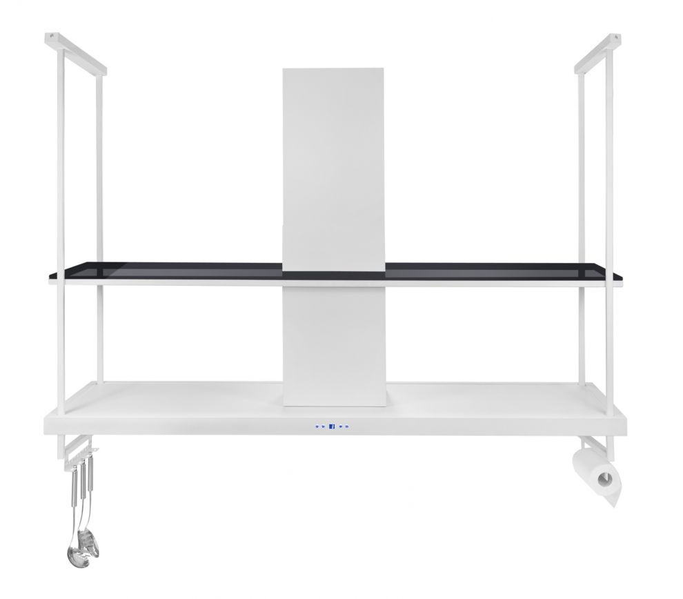 Hota insula Centropolis Premium Glass White Matt - Alb Mat - fotografie de produs 18