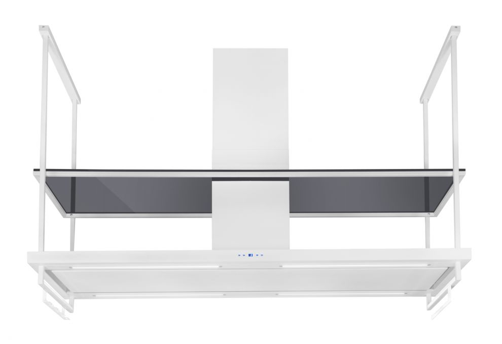 Hota insula Centropolis Premium Glass White Matt - Alb Mat - fotografie de produs 20