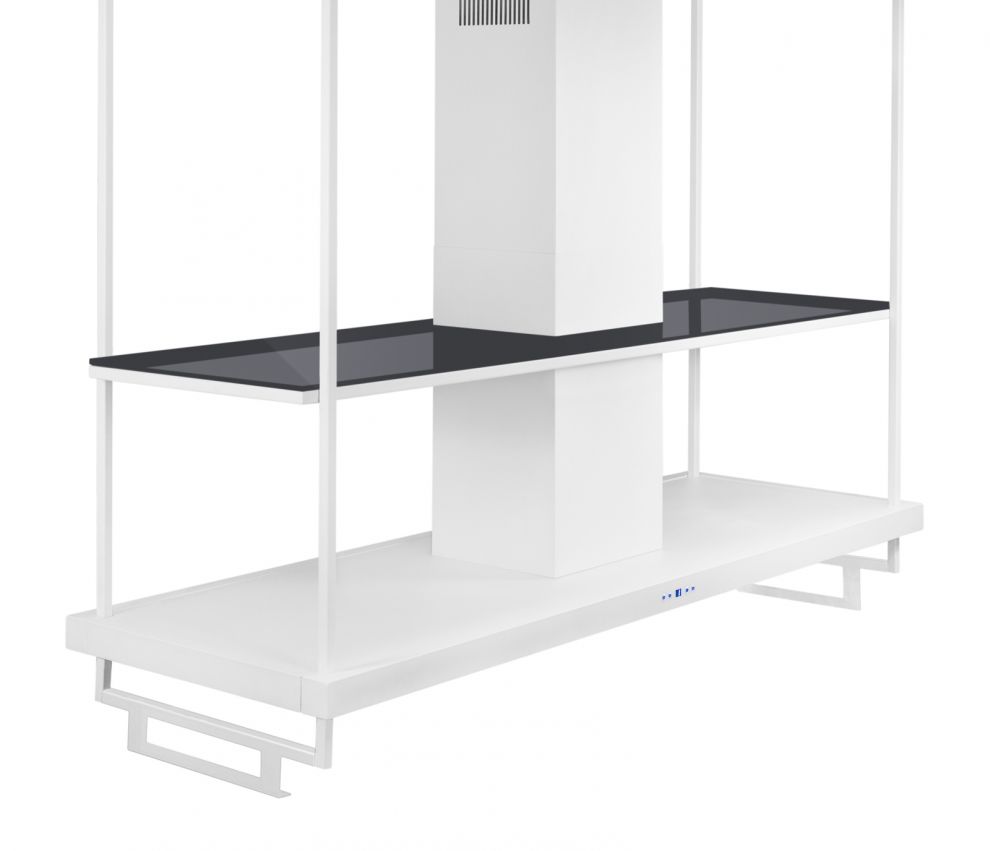 Hota insula Centropolis Premium Glass White Matt - Alb Mat - fotografie de produs 21