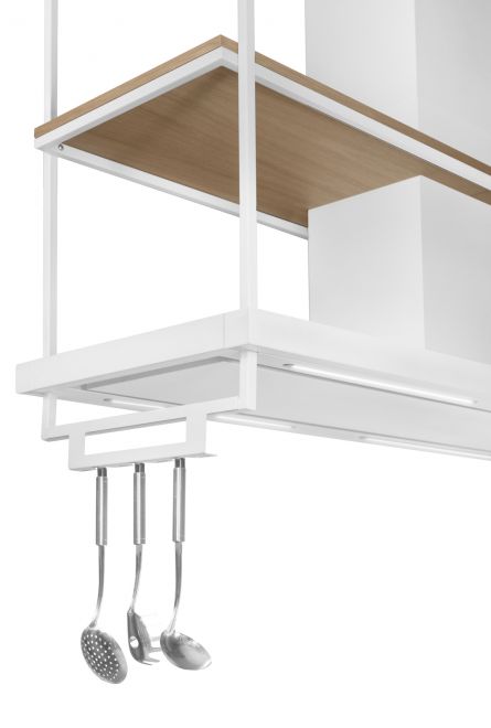 Hota insula Centropolis Premium Wood White Matt - Alb Mat - fotografie de produs 7