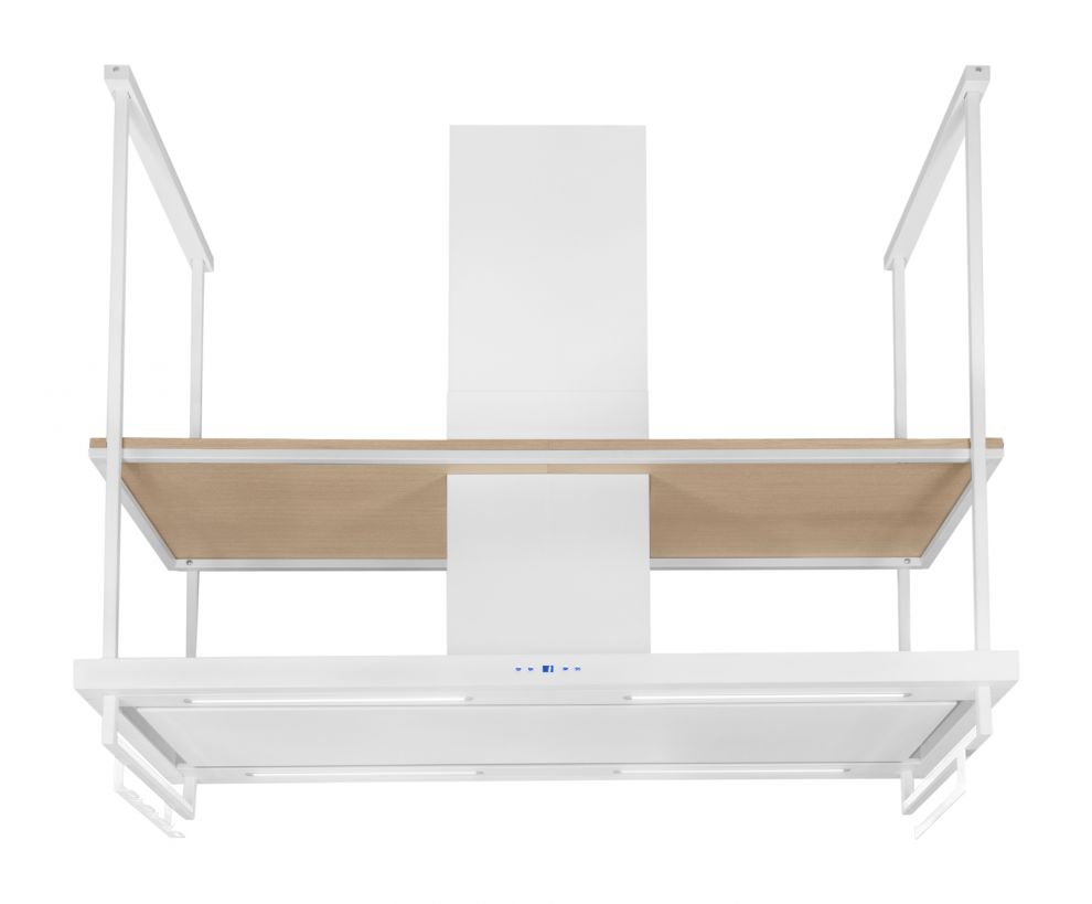 Hota insula Centropolis Premium Wood White Matt - Alb Mat - fotografie de produs 11