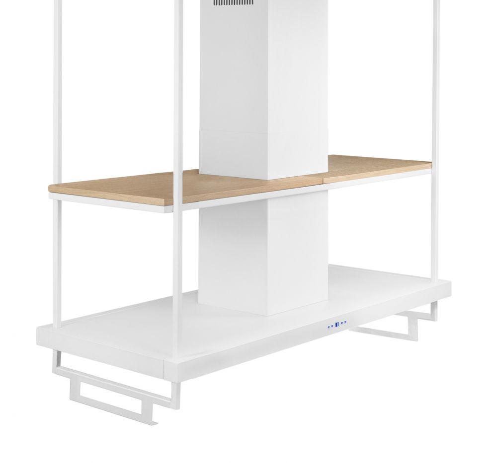 Hota insula Centropolis Premium Wood White Matt - Alb Mat - fotografie de produs 12