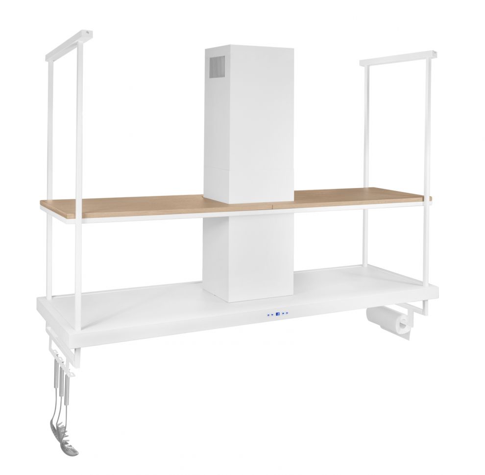 Hota insula Centropolis Premium Wood White Matt - Alb Mat - fotografie de produs 18