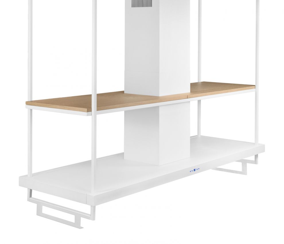 Hota insula Centropolis Premium Wood White Matt - Alb Mat - fotografie de produs 20