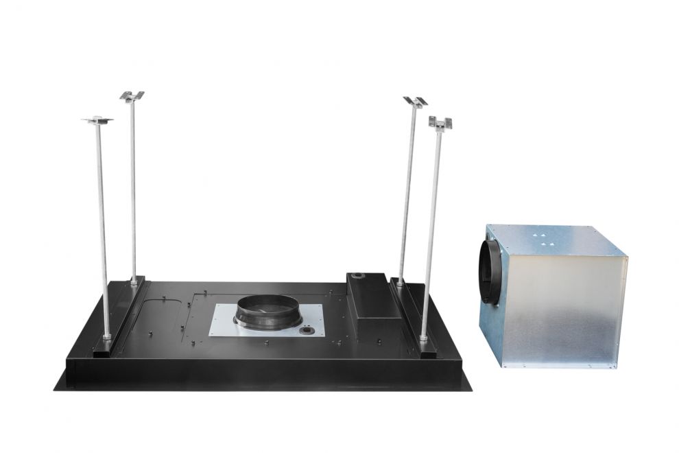 Hota De tavan Planet Black Matt - Negru Mat - fotografie de produs 13