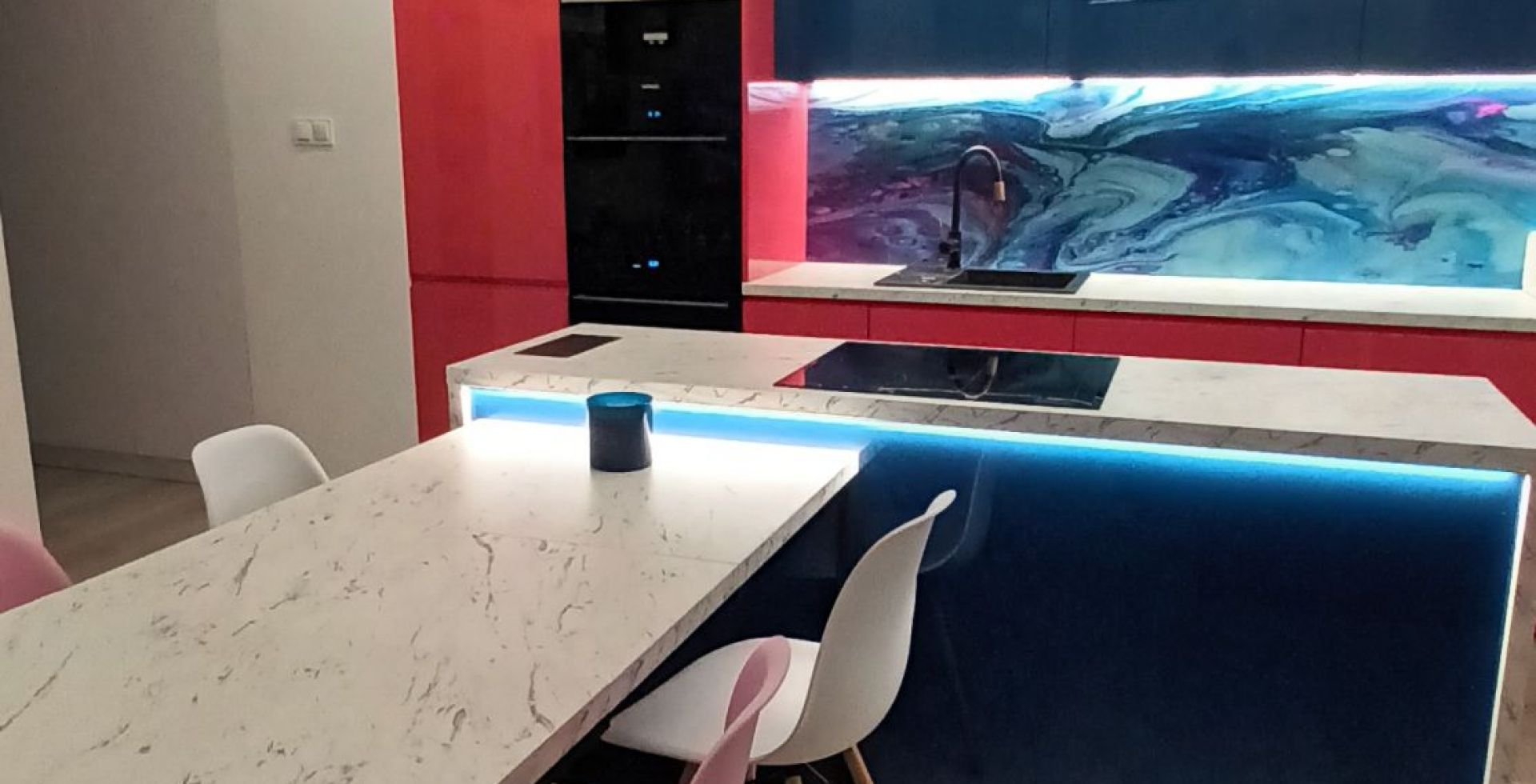 Hota insula Ceramic Black - Negru lucios - Aranjament