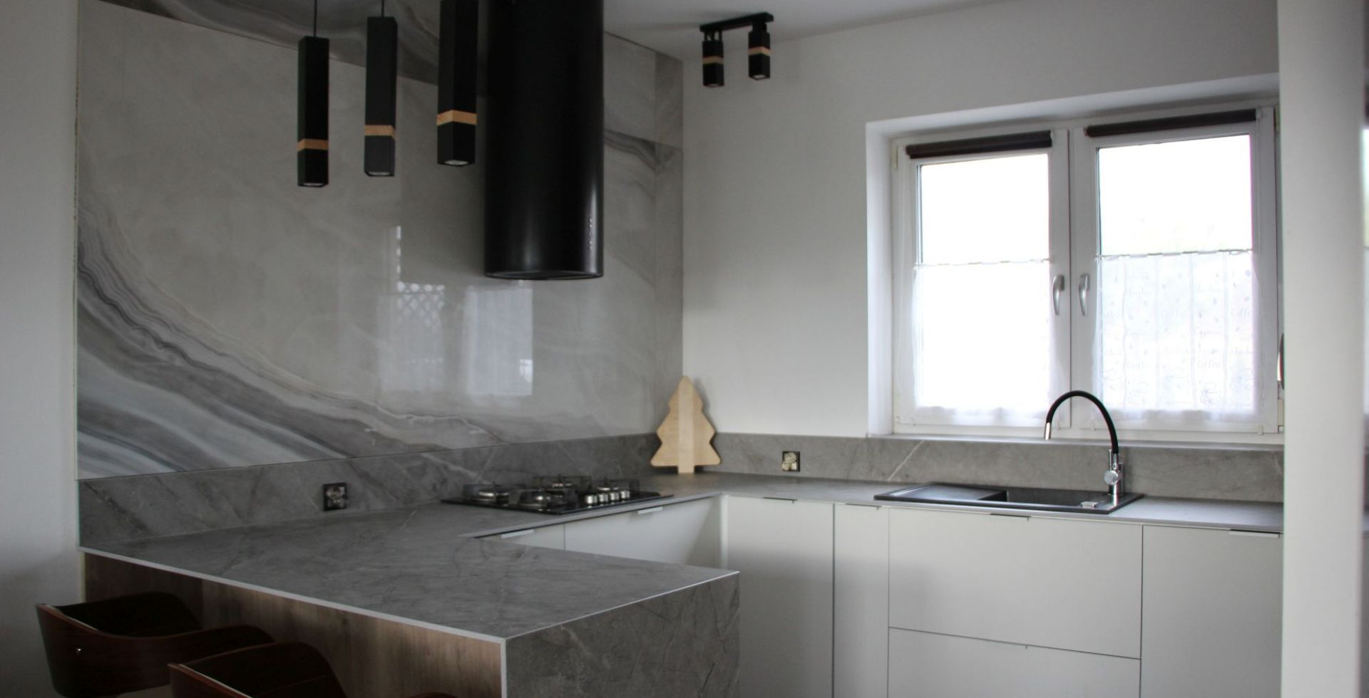 Hota Tuburi Cylindro 2STRIPS Black Matt - Negru Mat - Aranjament 2