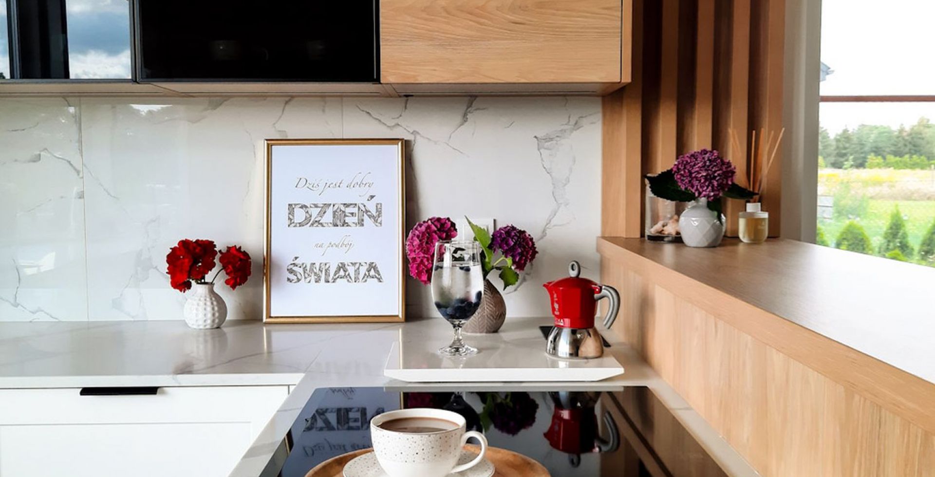 Hota insula Cylindro Black Matt - Negru Mat - Aranjament 68