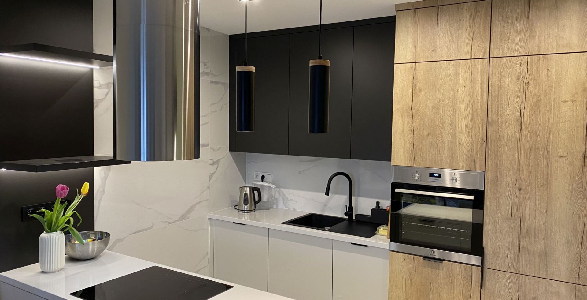 Hota insula Cylindro Inox - INOX - Aranjament 29