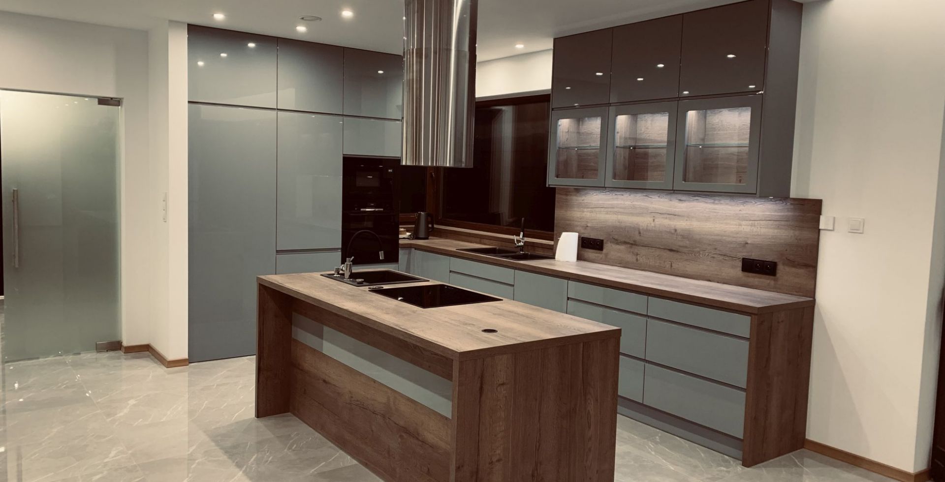 Hota insula Cylindro Inox - INOX - Aranjament 30