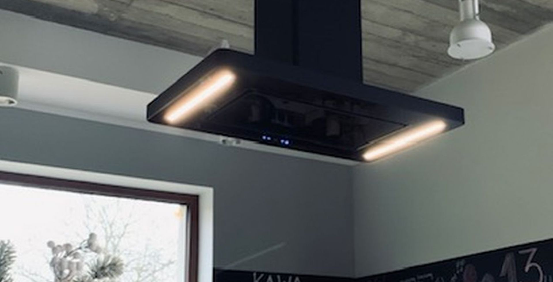 Hota insula Decor Island Black Matt - Negru Mat - Aranjament 27