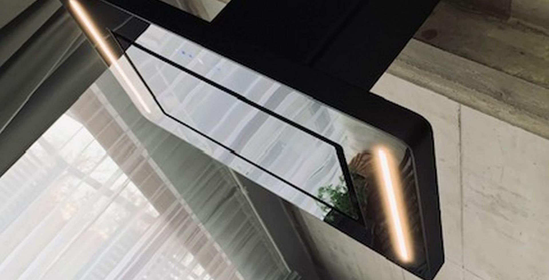 Hota insula Decor Island Black Matt - Negru Mat - Aranjament 28