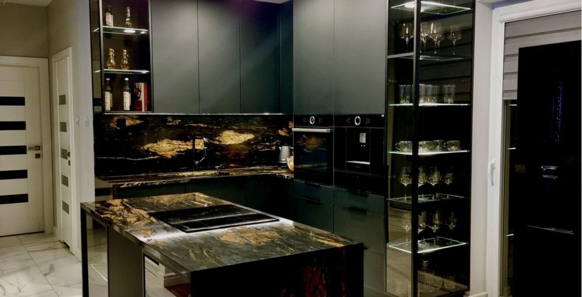 Hota De tavan Grand Super Slim White - Alb - Aranjament 23