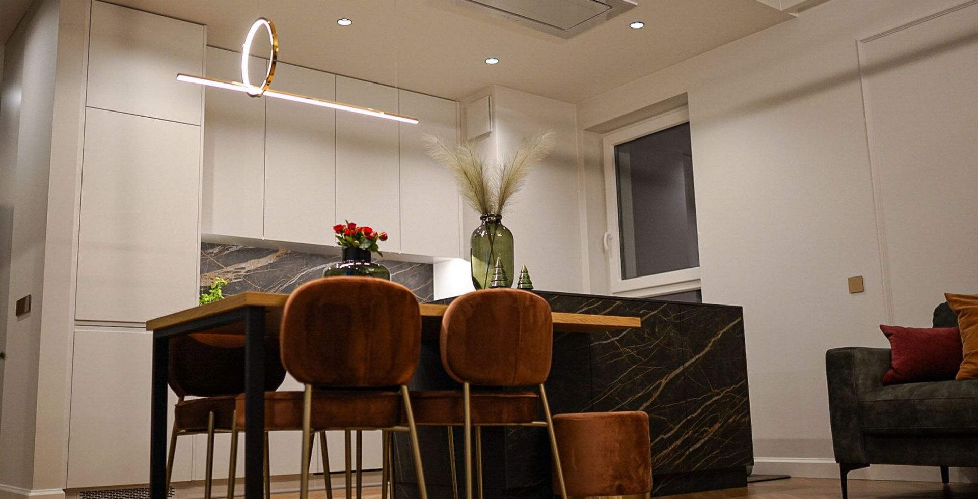 Hota De tavan Grand Super Slim White - Alb - Aranjament 28