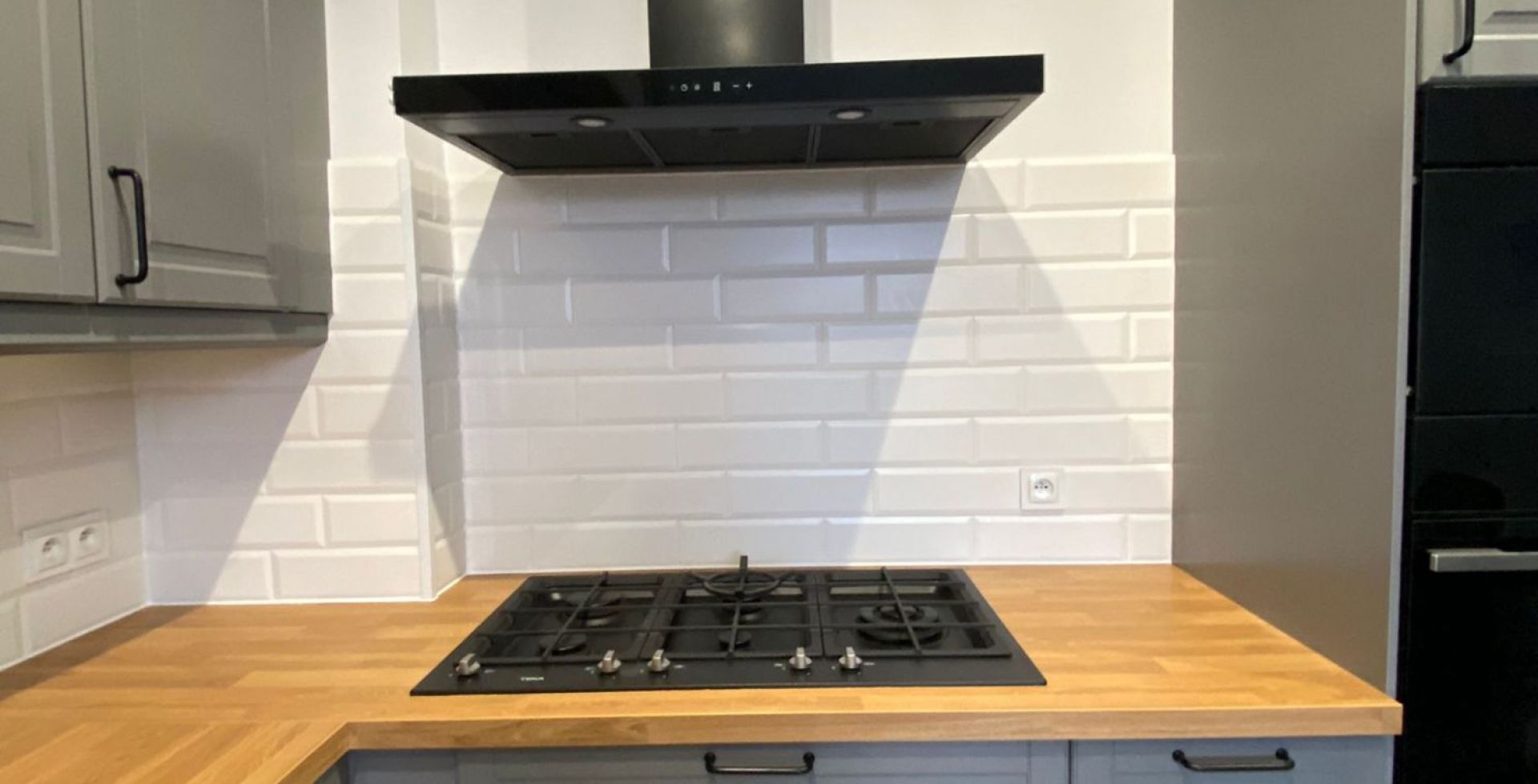 Hota decorative Sento OR Strips Black Matt - Negru Mat - Aranjament 24