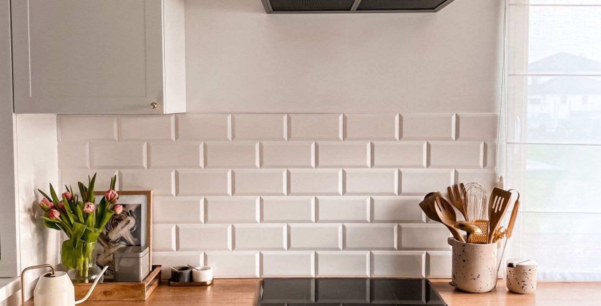 Hota decorative Sento OR Strips Black Matt - Negru Mat - Aranjament 7