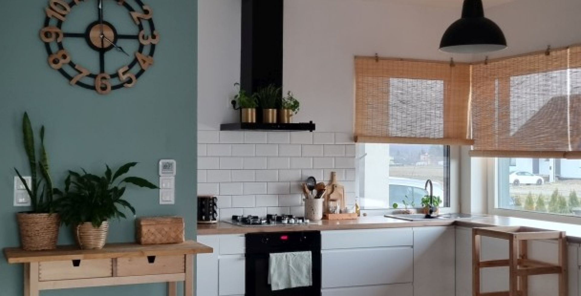 Hota decorative Sento OR Strips Black Matt - Negru Mat - Aranjament 16