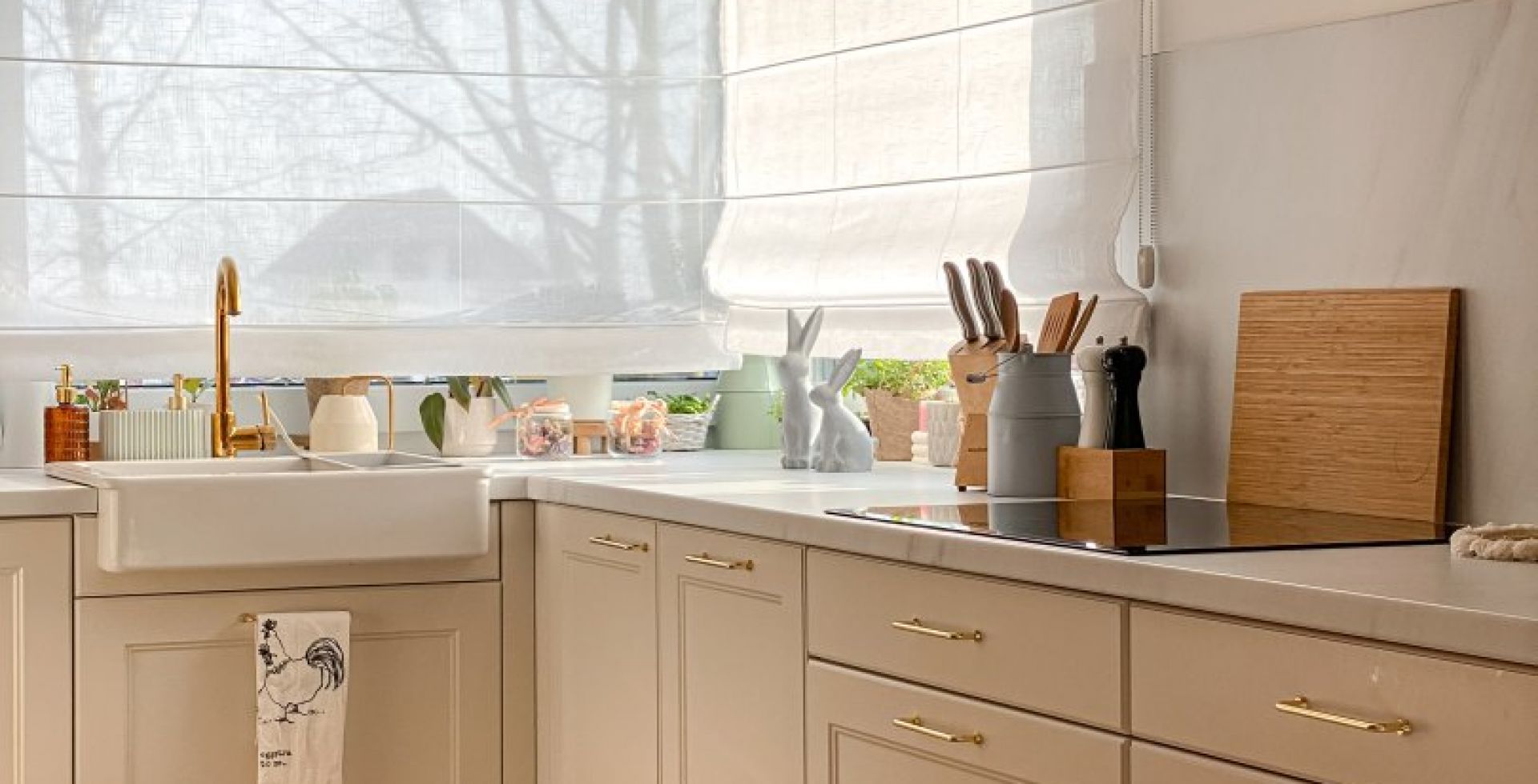 Hota decorative Sento OR Strips White - Alb - Aranjament 2