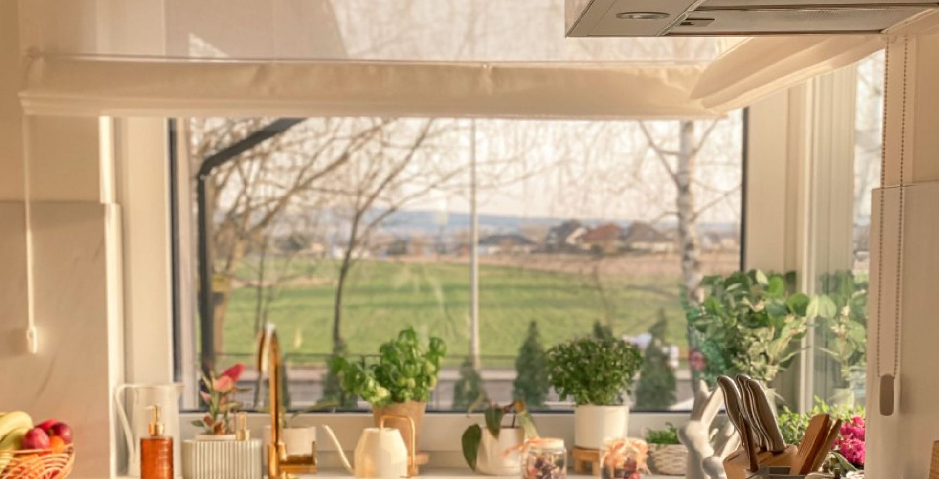 Hota decorative Sento OR Strips White - Alb - Aranjament 3