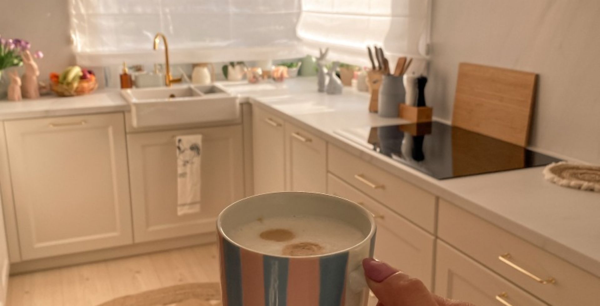 Hota decorative Sento OR Strips White - Alb - Aranjament 4