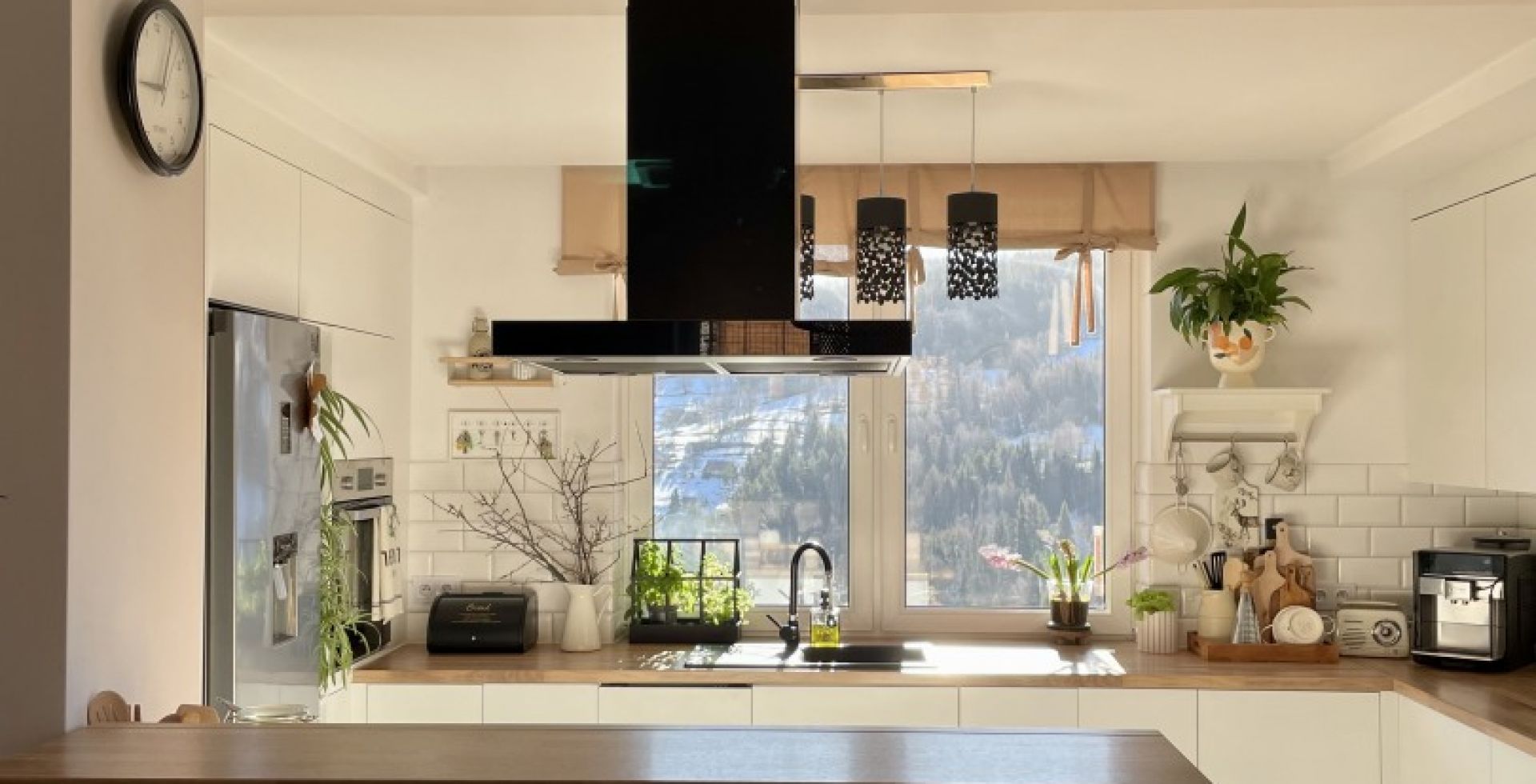 Hota insula Sento Island Strips Black Matt - Negru Mat - Aranjament 29