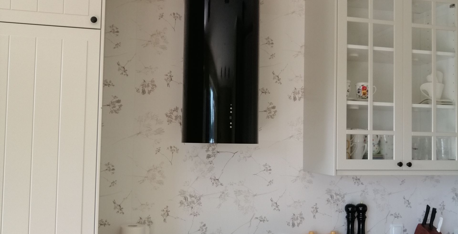 Hota decorative Cylindro OR Black Matt - Negru Mat - Aranjament 32