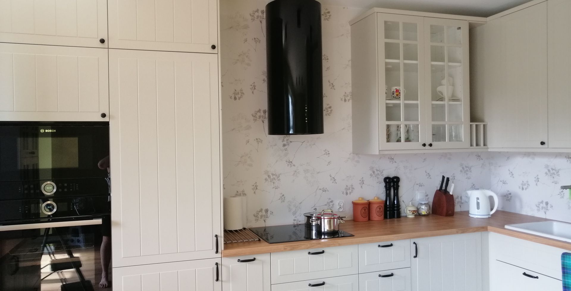 Hota decorative Cylindro OR Black Matt - Negru Mat - Aranjament 33