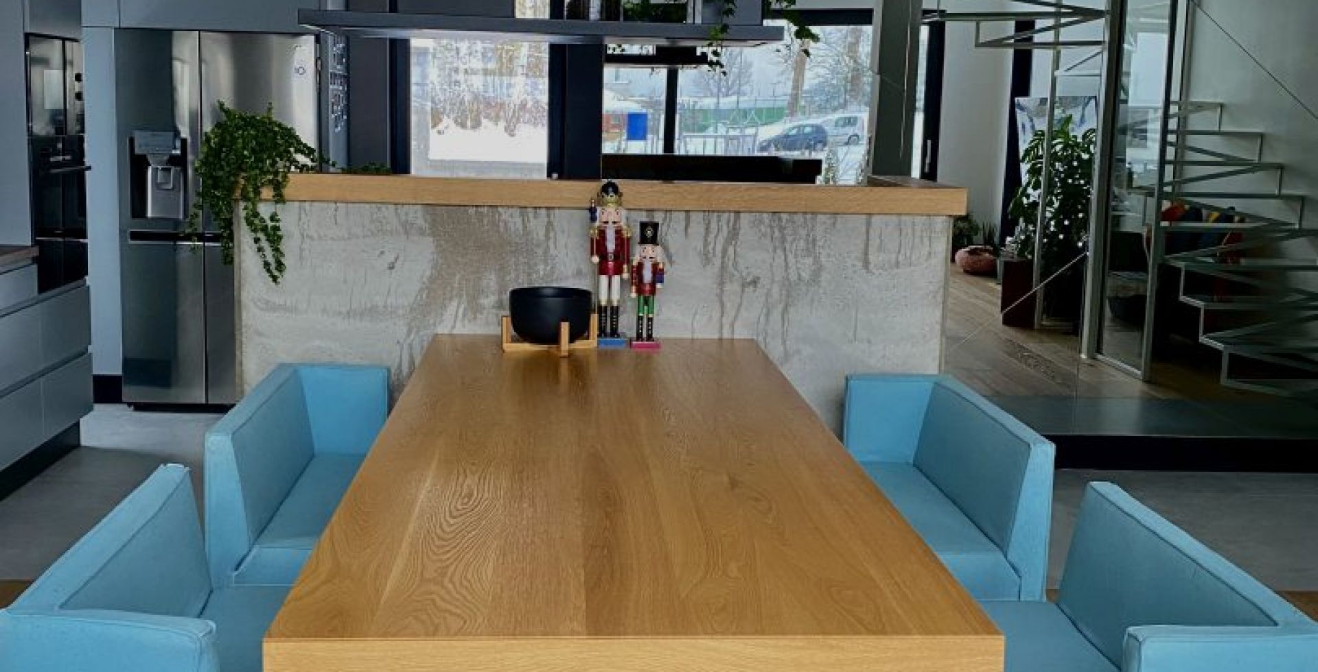 Hota insula Metropolis Black Matt - Negru Mat - Aranjament 11