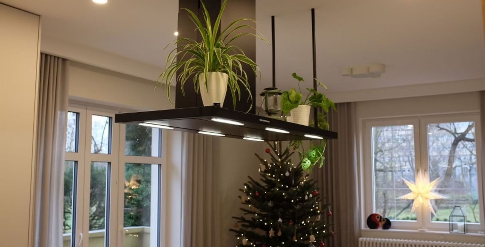 Hota insula Metropolis Black Matt - Negru Mat - Aranjament 14