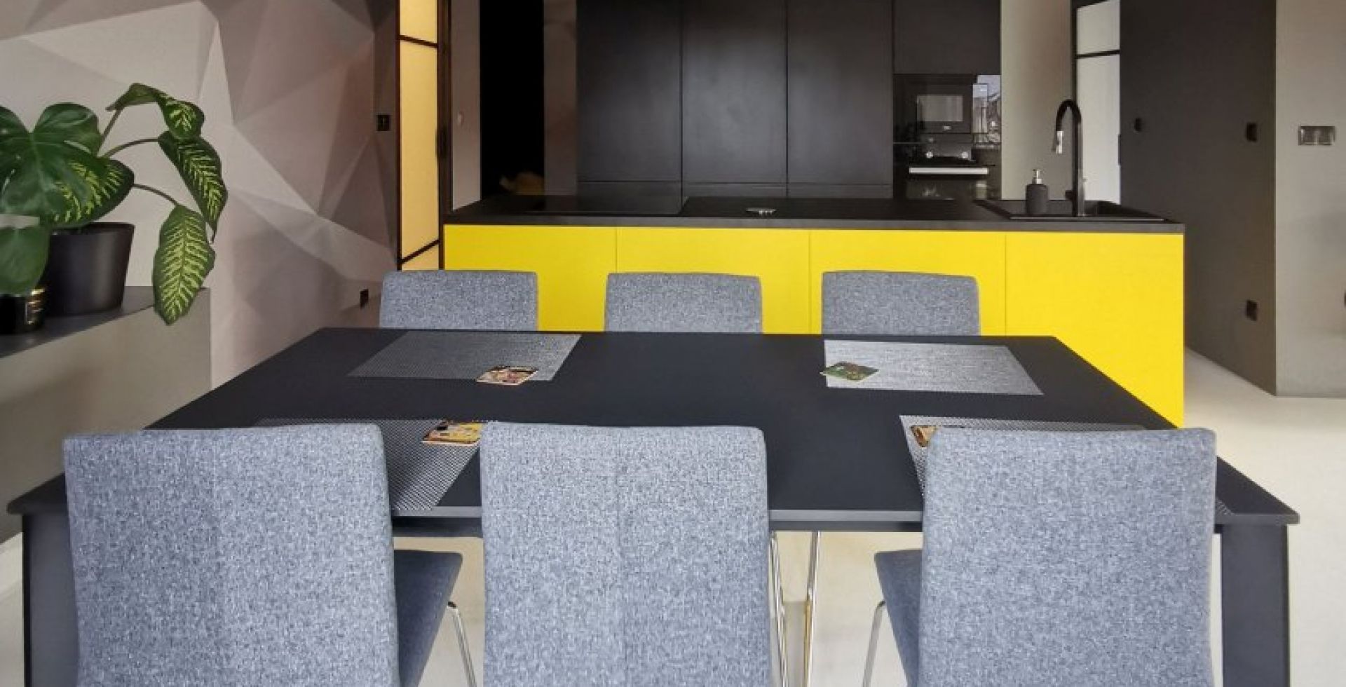 Hota insula Metropolis Black Matt - Negru Mat - Aranjament 29