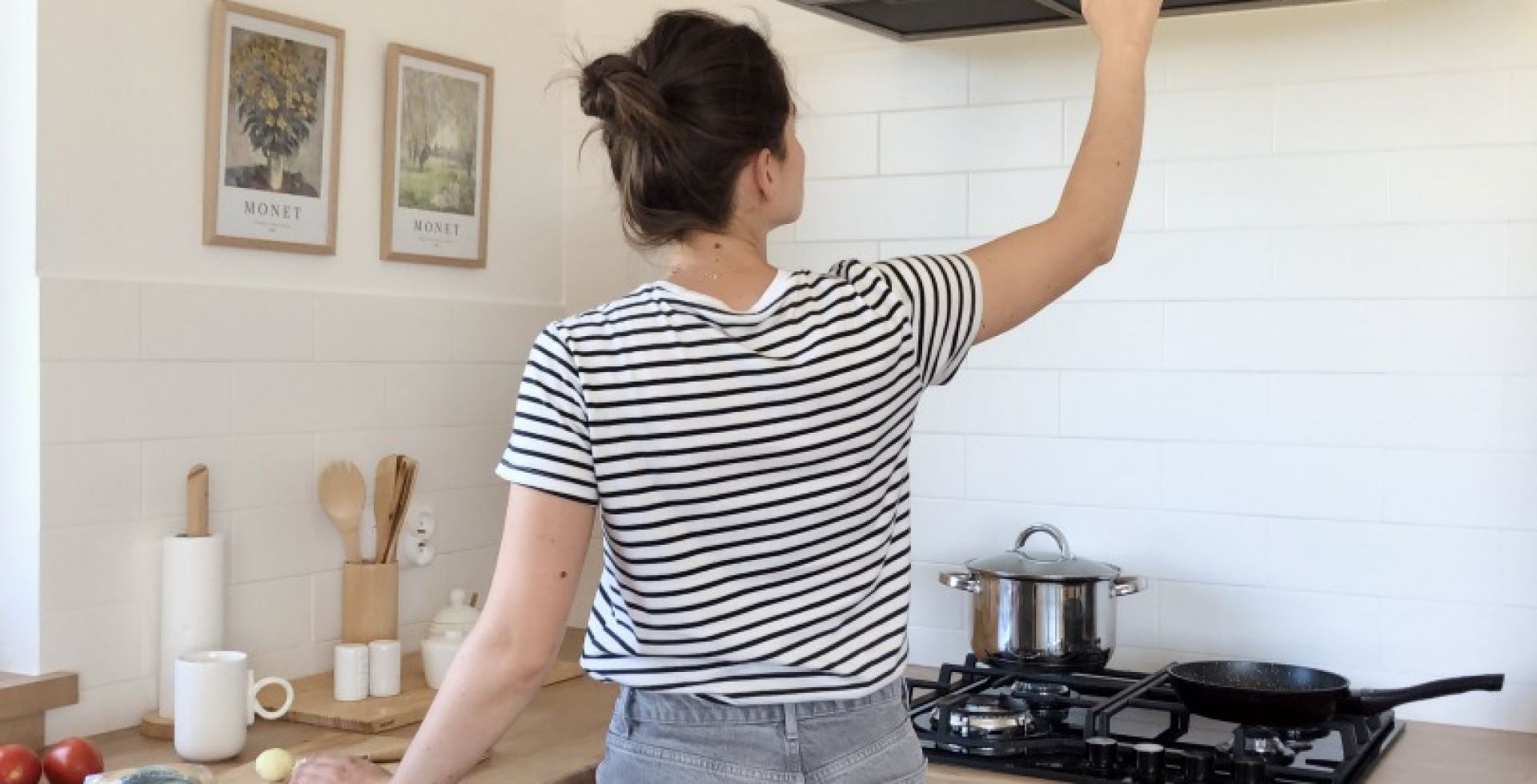 Hota decorative Sento OR Strips Black Matt - Negru Mat - Aranjament