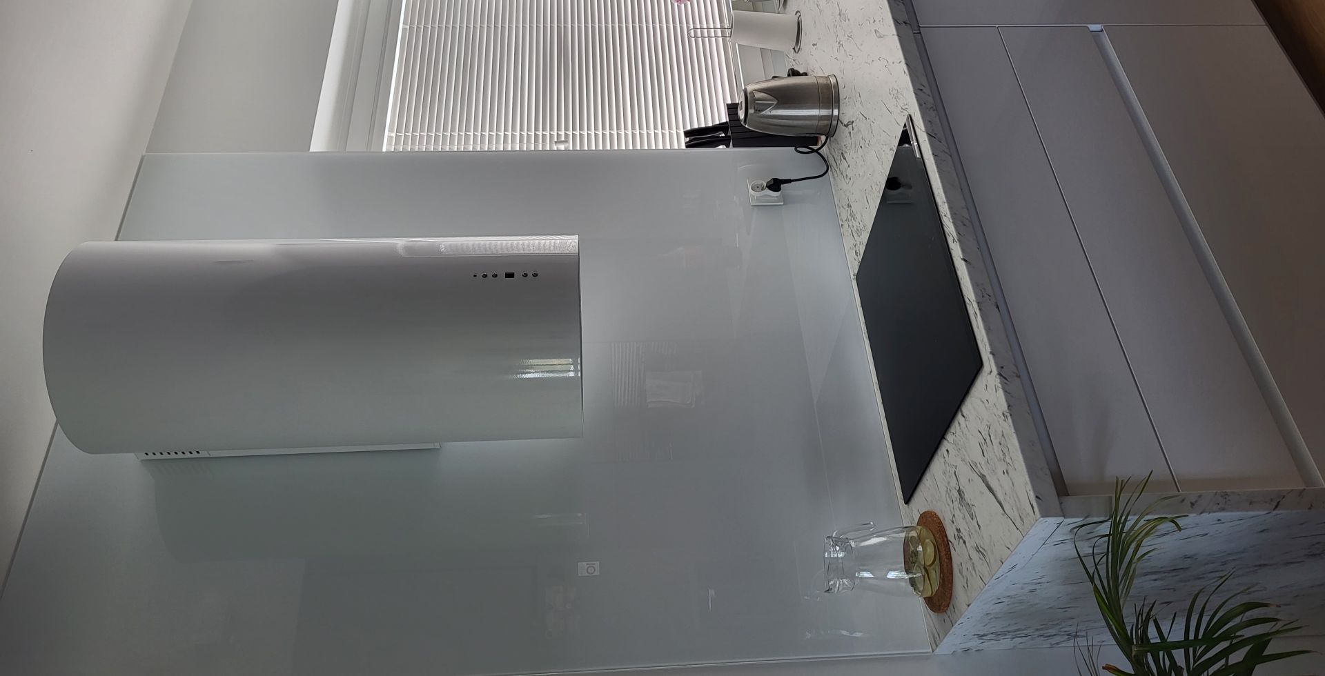 Hota decorative Cylindro OR White Matt - Alb Mat - Aranjament 25