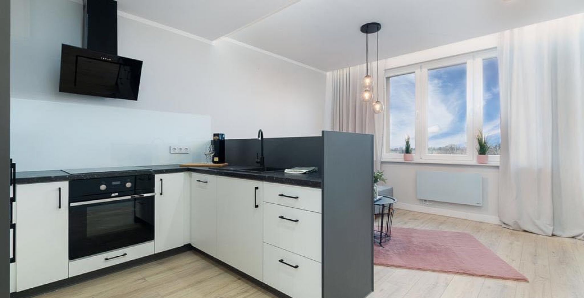 Hota decorative Dynamic Black - Negru Mat - Aranjament 28