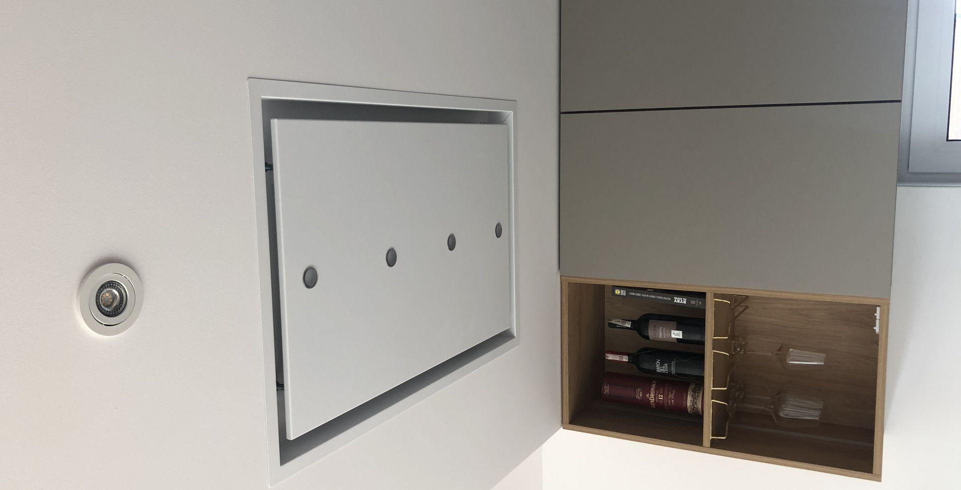 Hota De tavan Planet Super Slim White - Alb - Aranjament 4