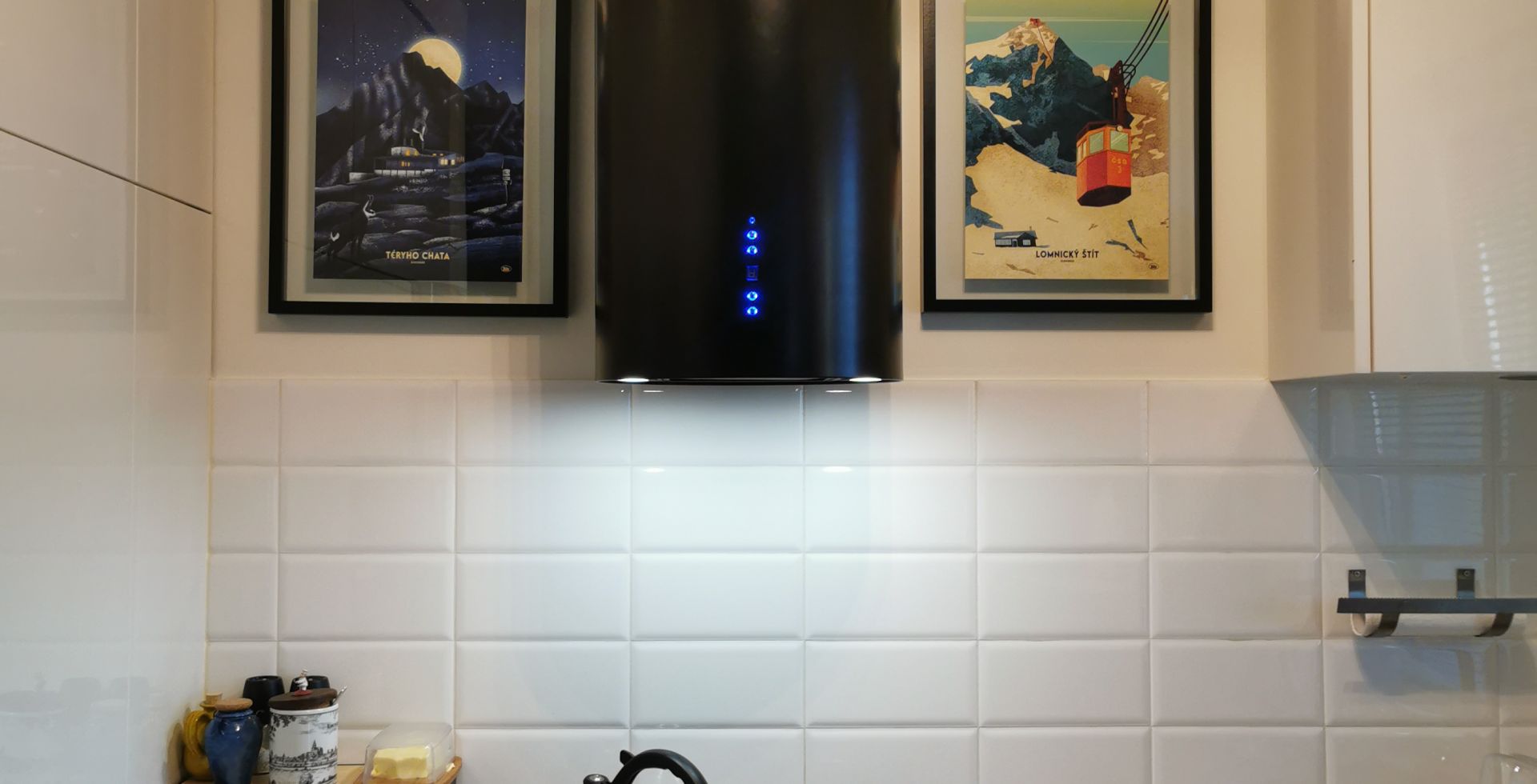 Hota decorative Cylindro OR Black Matt - Negru Mat - Aranjament 34