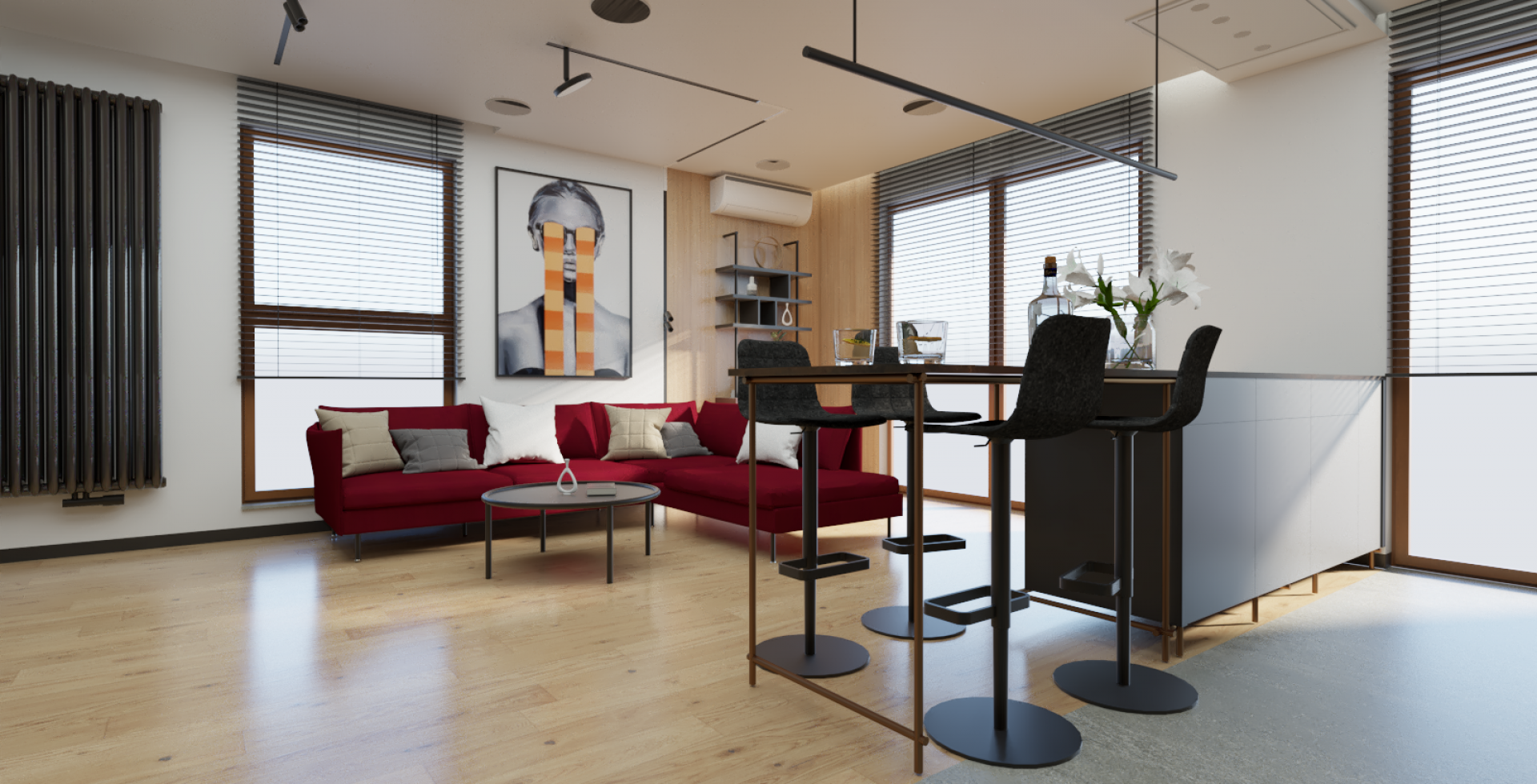 Hota De tavan Planet White - Alb - Aranjament